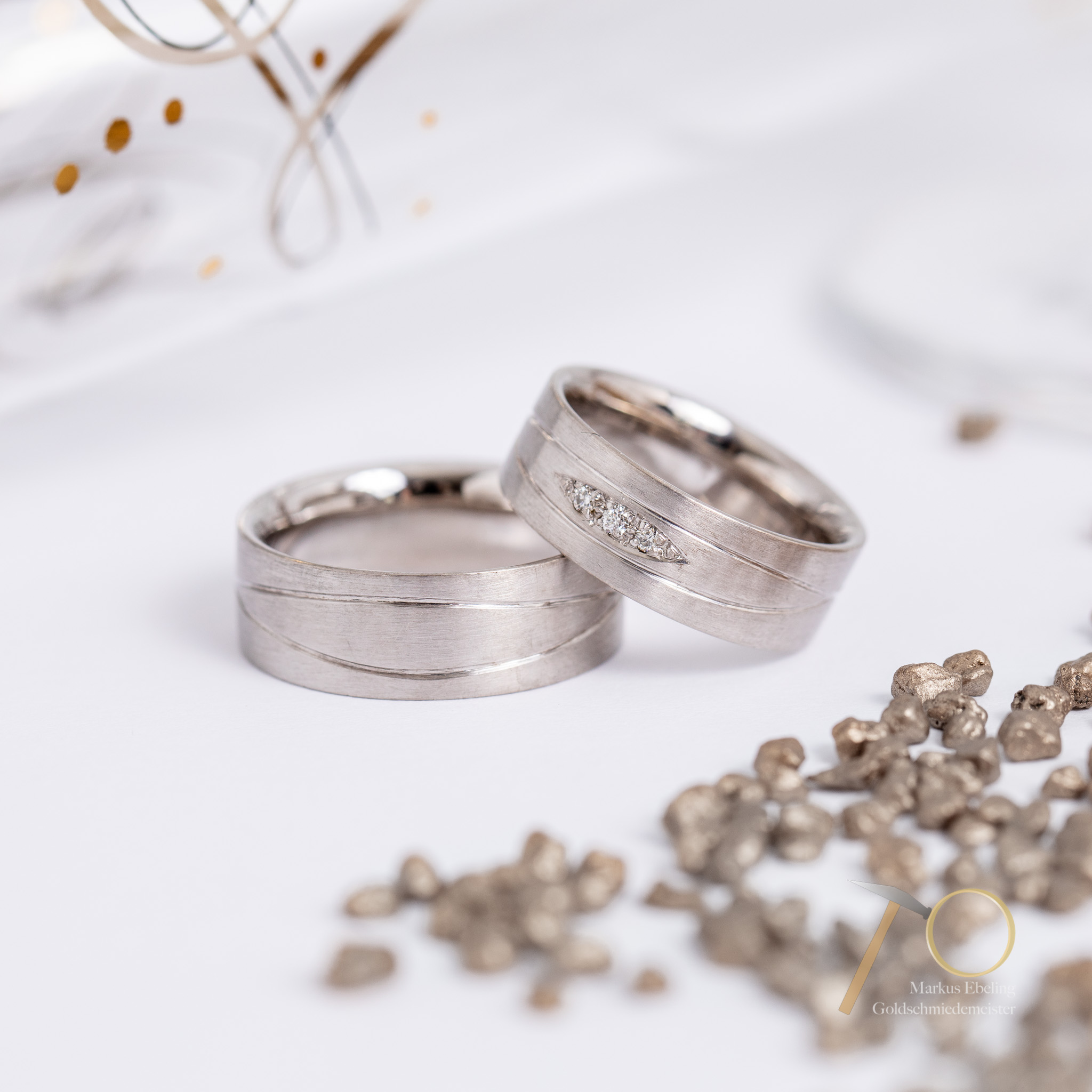 Trauringe aus Weißgold
