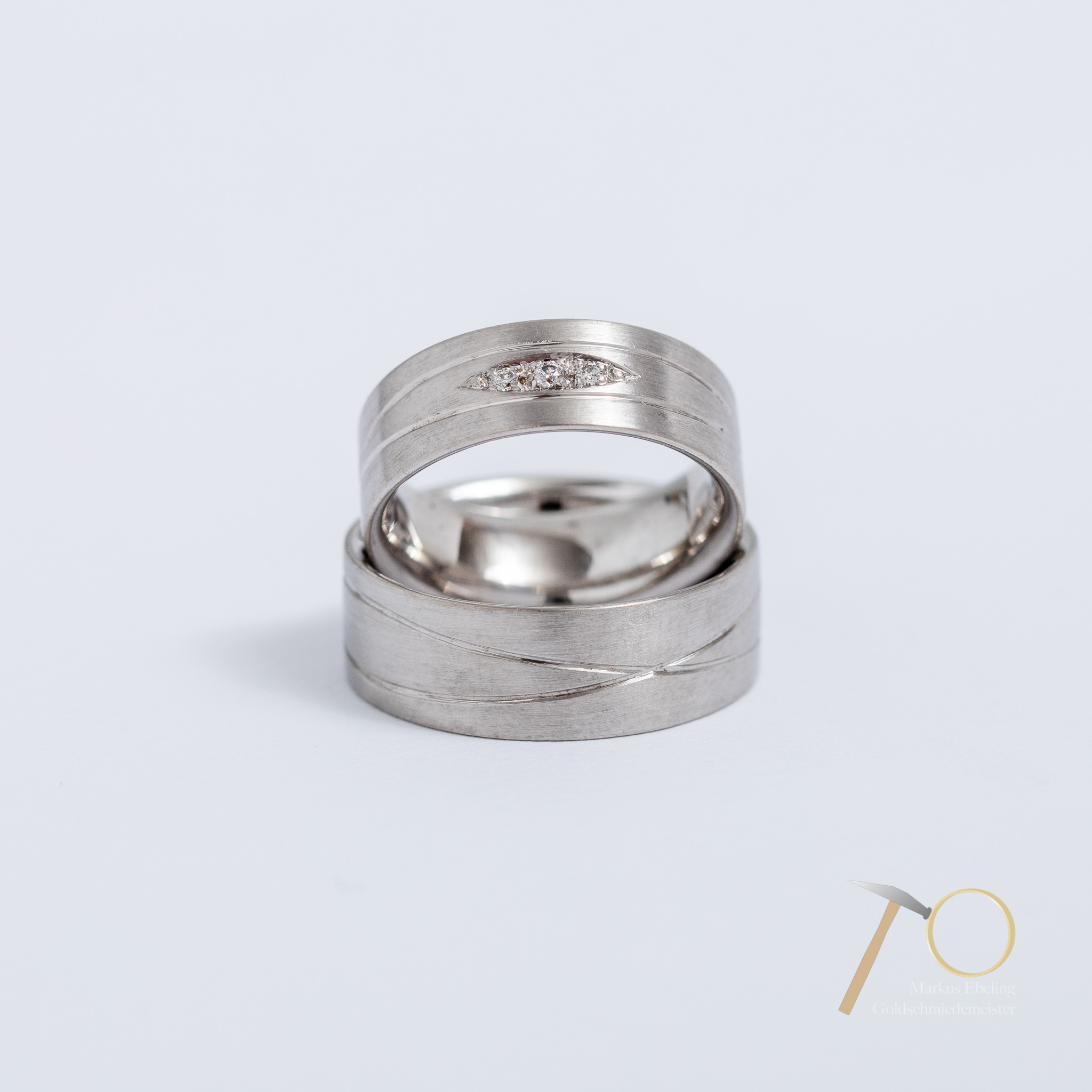 Trauringe aus Weißgold