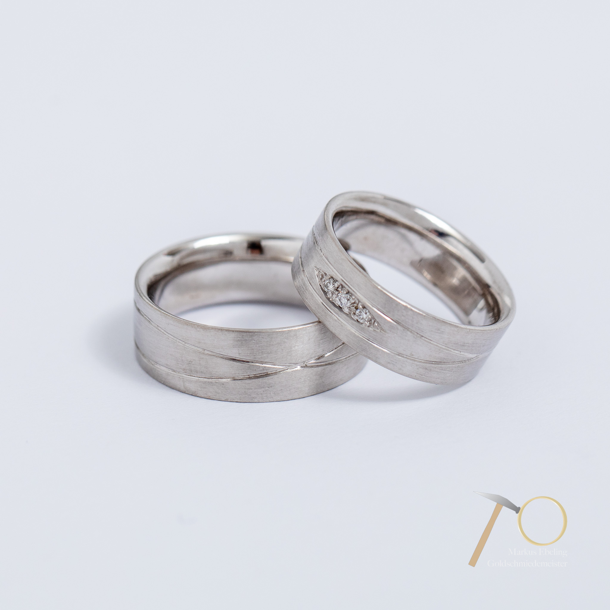 Trauringe aus Weißgold
